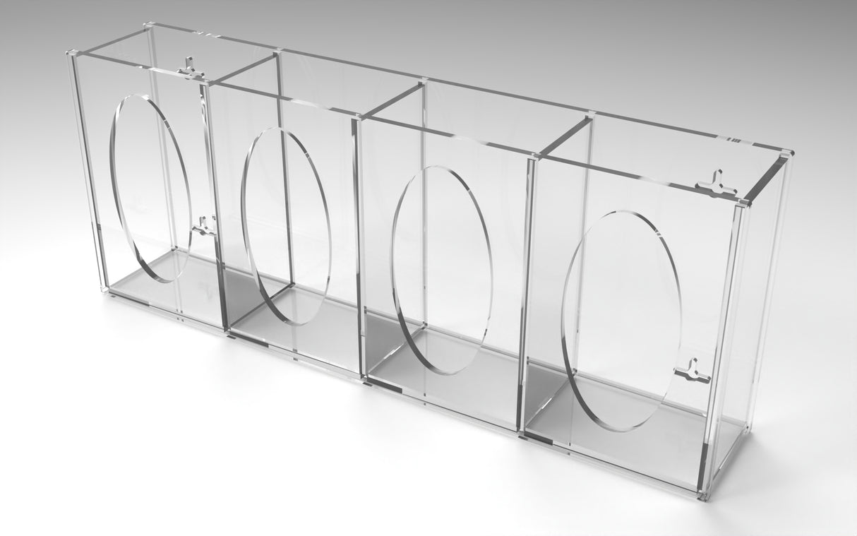 Acrylic Glove Box Holder Wall Mount