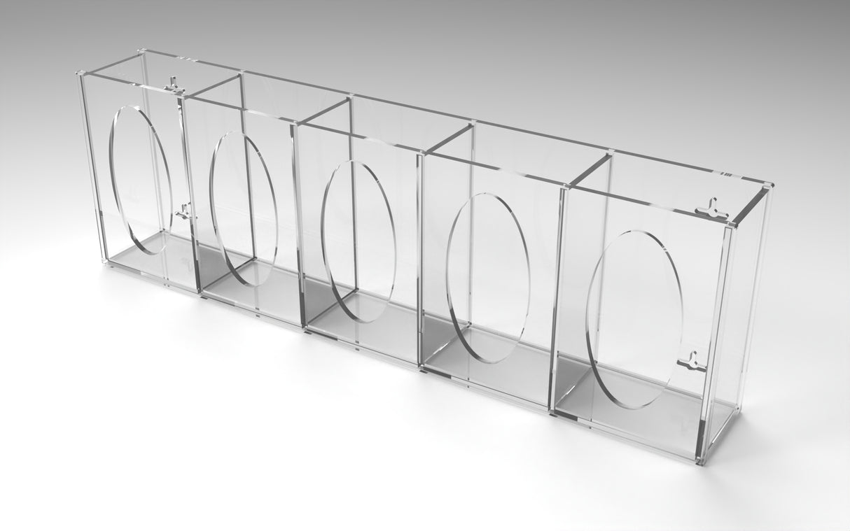 Acrylic Glove Box Holder Wall Mount