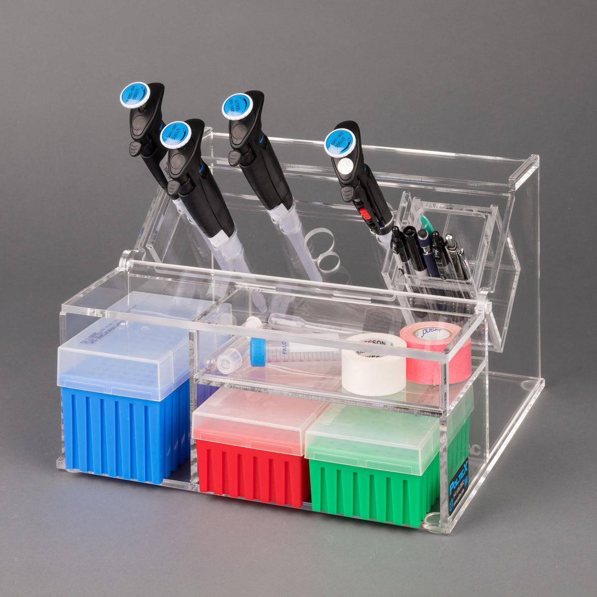 Pipette Stand-Pens, Tips, Storage Bin