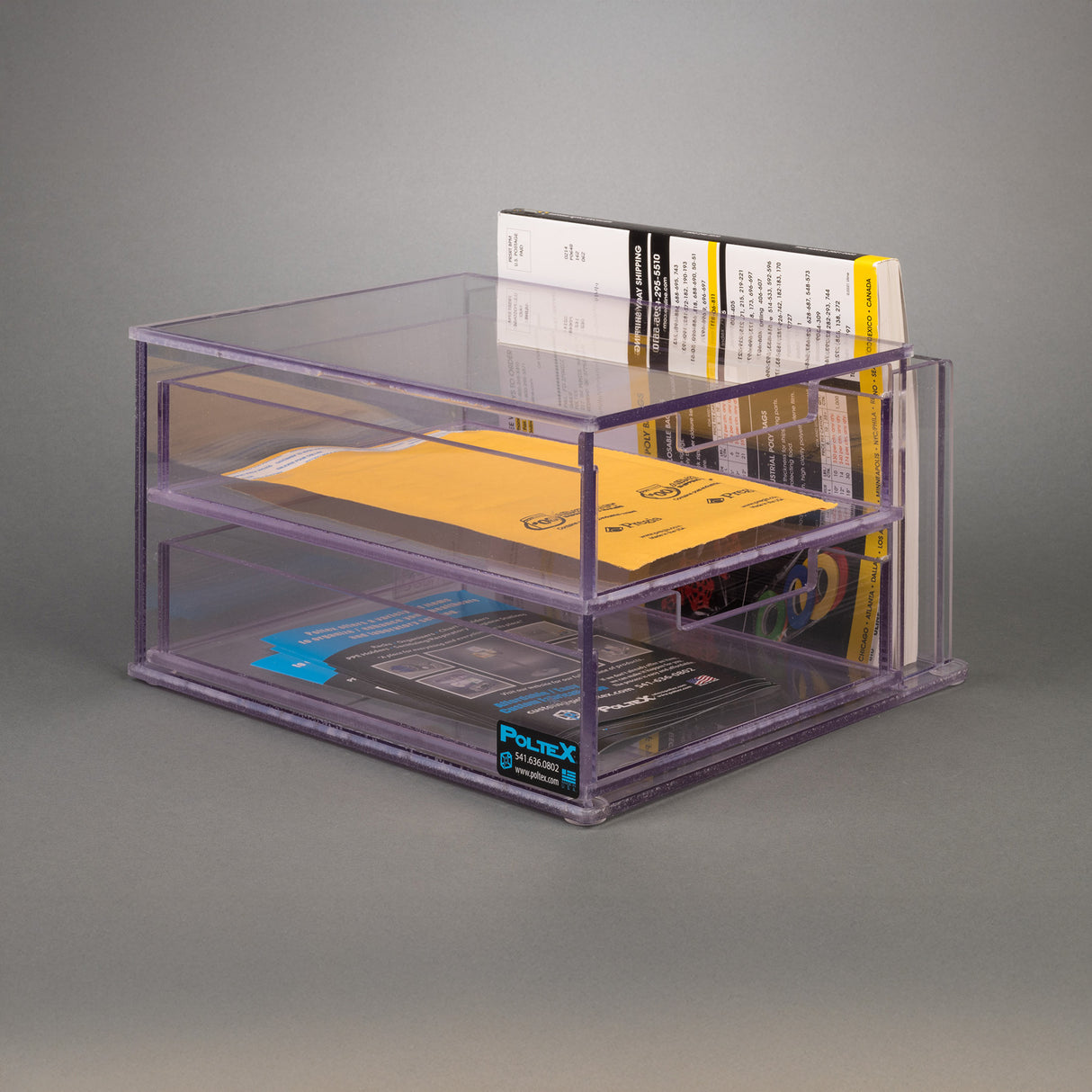 Two Drawer/Logbook Holder Unit