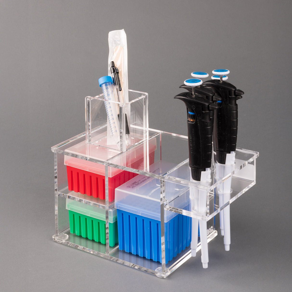 Slim-Line/Pass-Through Pipette Stand