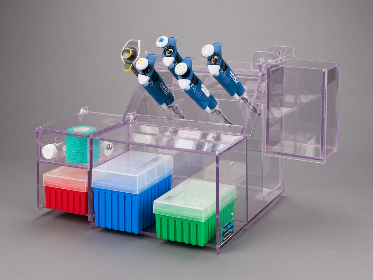 PETG Pipetting Station-Tip Receptacle, Storage