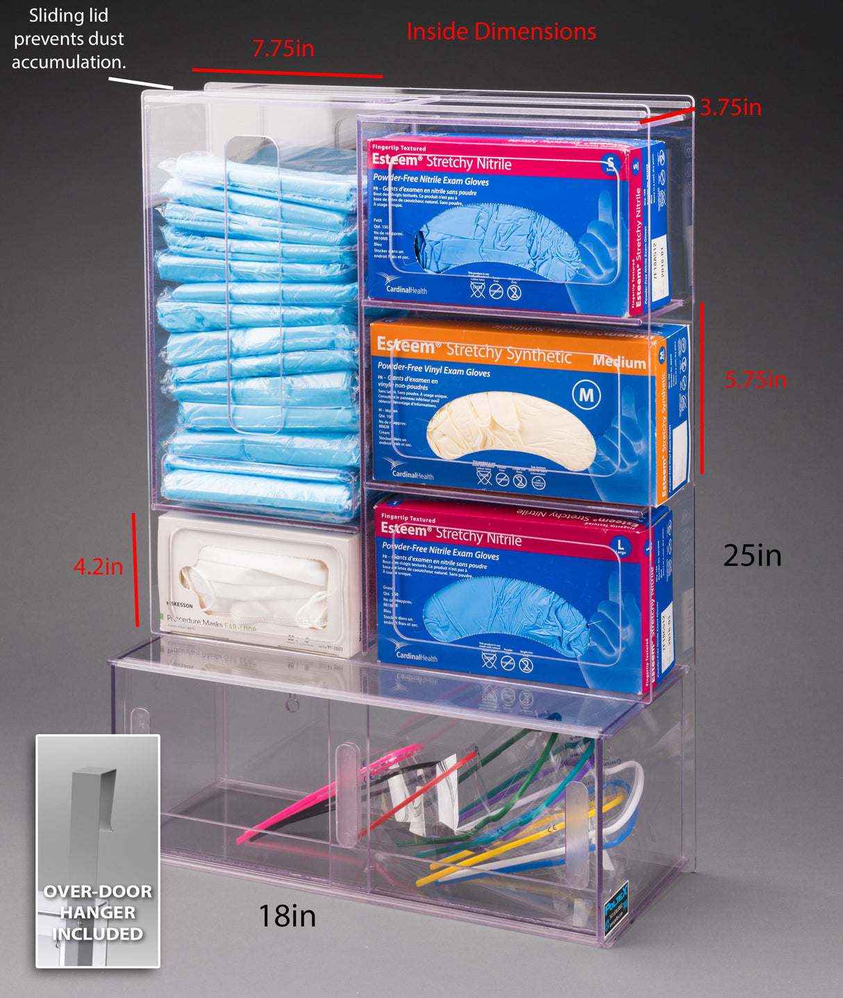 PPE Station with Goggle Bin