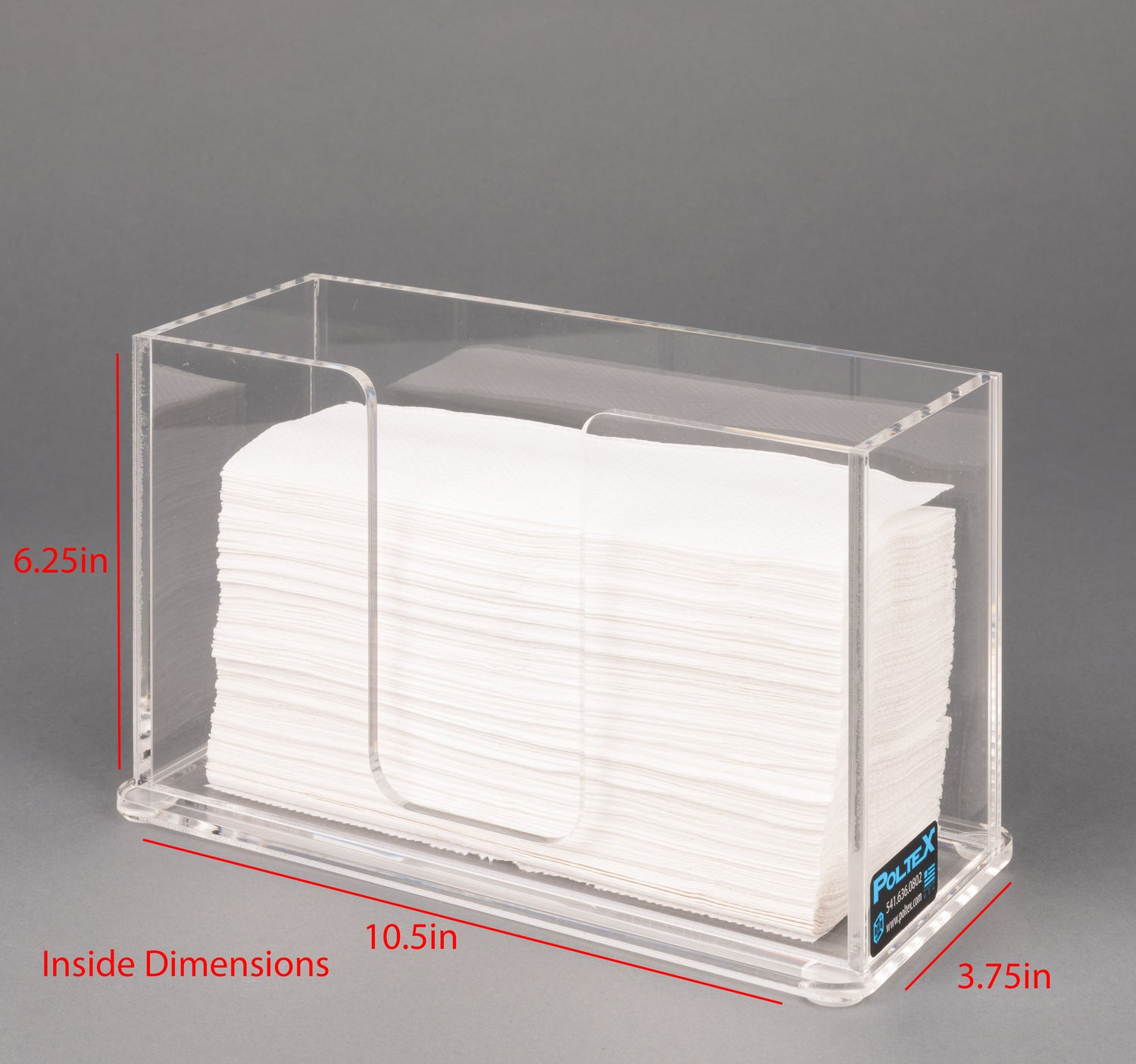 Open Top Paper Towel Dispenser Acrylic