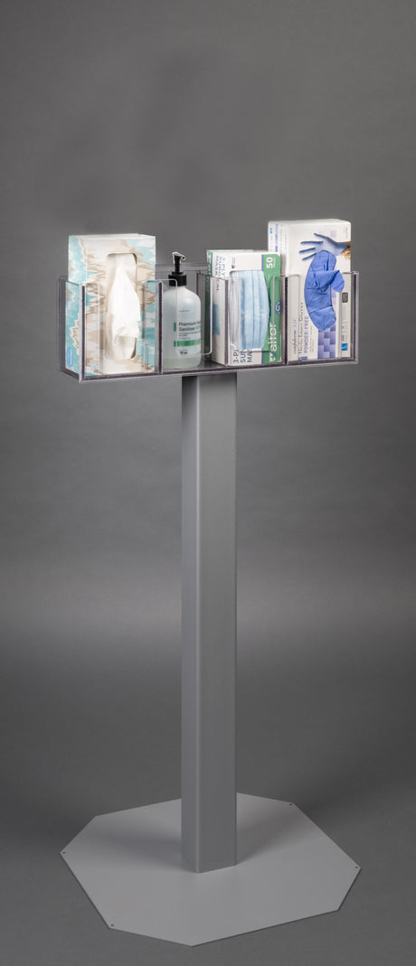 4 or 5 Position Respiratory Hygiene Station