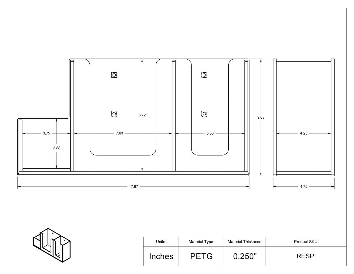 RESPI-3STL-DCL, RESPI-3STL-SLV,
RESPI-CT-DCL, RESPI-CT-SLV, RESPI-W-DCL ,RESPI-W-SLV