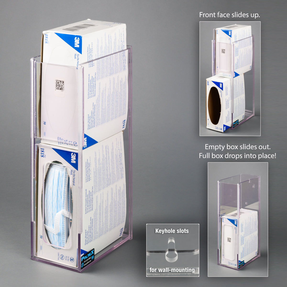 Tie-On Mask Holder-2 Visual Management