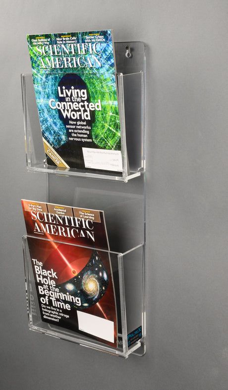 2 Pocket Magazine Rack