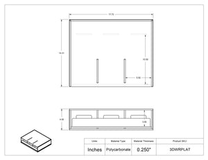 Hideaway Glove Drawer Platform-3 Box