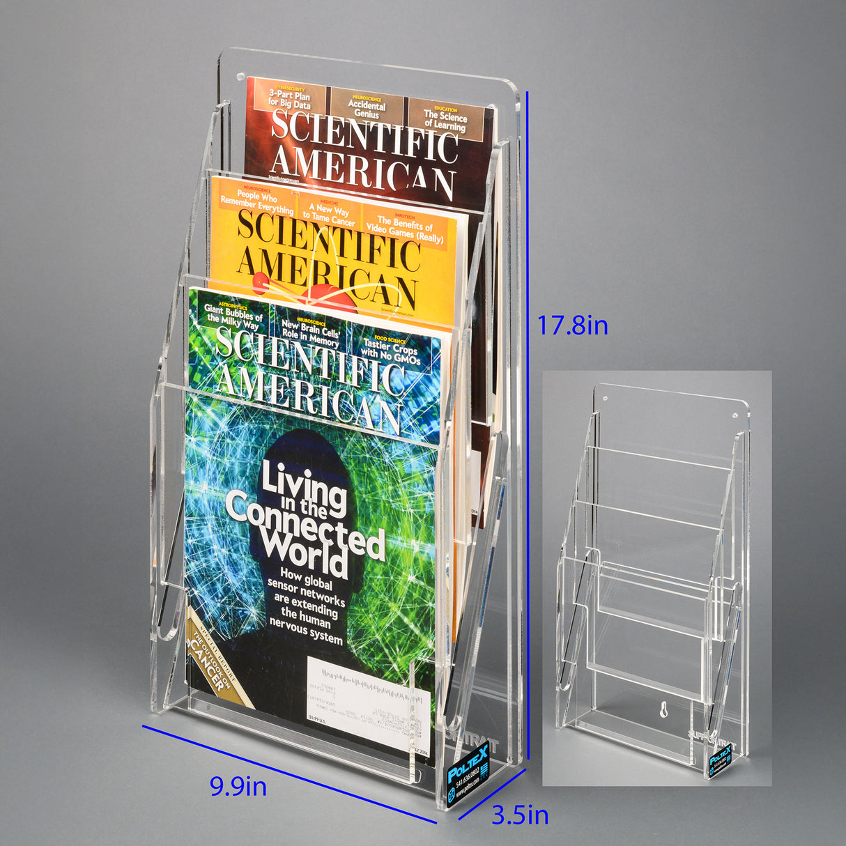 3 Slot Portrait Doc Holder
