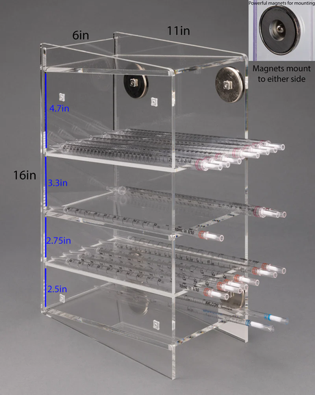 Serological Pipette Holder (with Magnets)