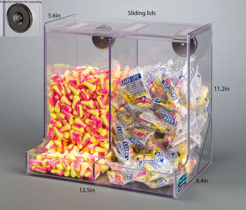 Double Bulk Earplug Dispenser