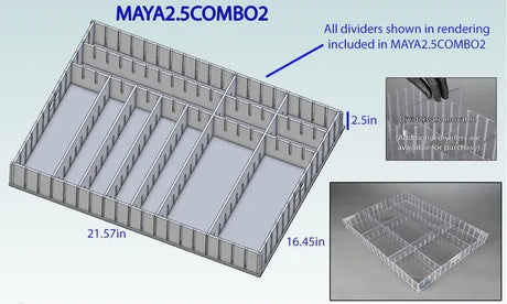 Medical Cart Organizer Insert