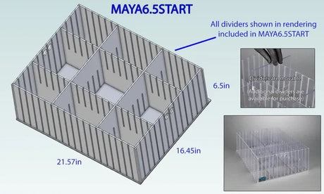Medical Cart Organizer Insert