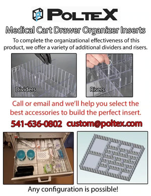 Medical Cart Organizer Insert