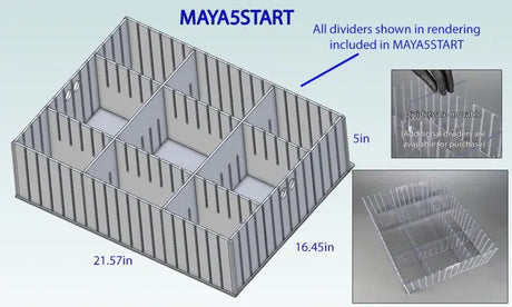 Medical Cart Organizer Insert