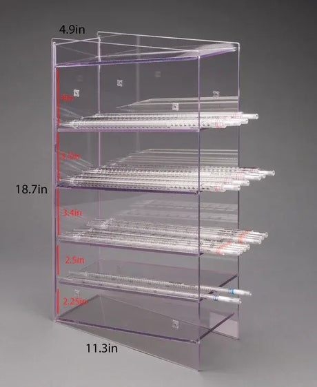 5 Pocket Serological Pipette Holder (PETG)