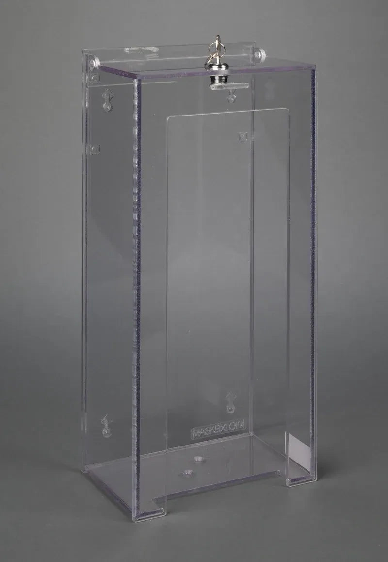 Locking Single Mask Box Holder