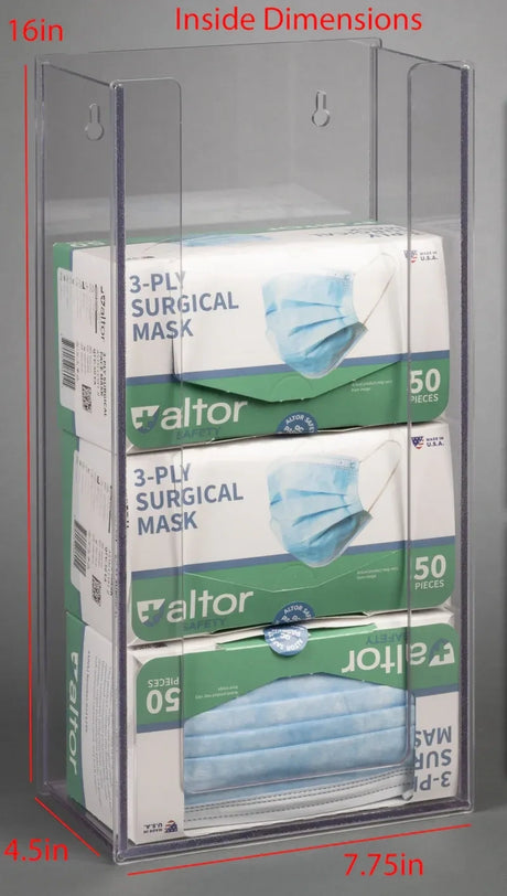 Stand Mount Earloop Mask Box Holder