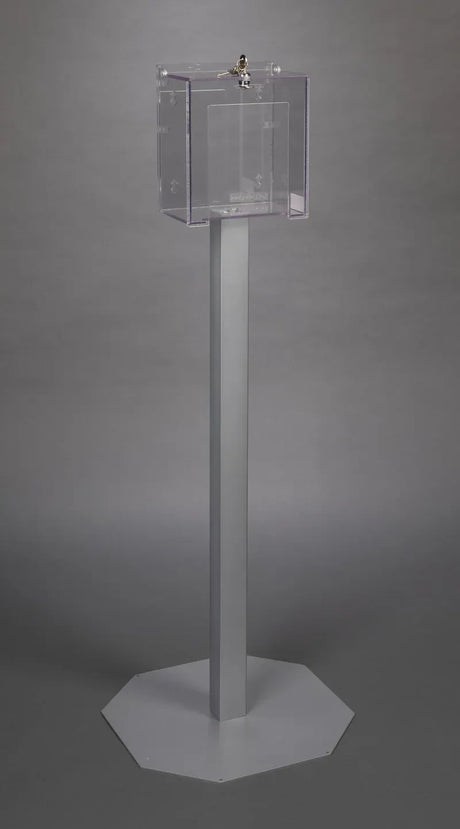 Stand Mount Locking Single Mask Box Holder