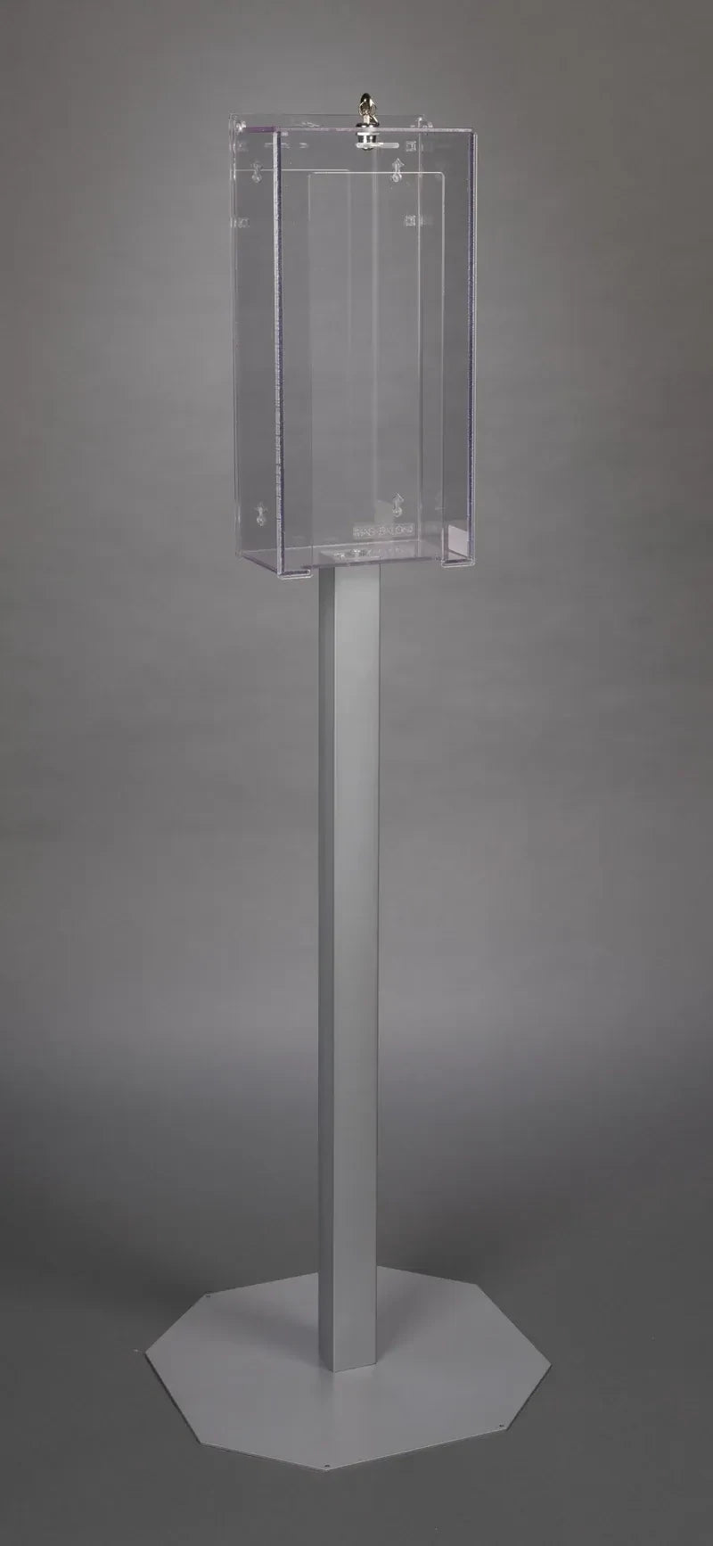 Stand Mount Locking Single Mask Box Holder