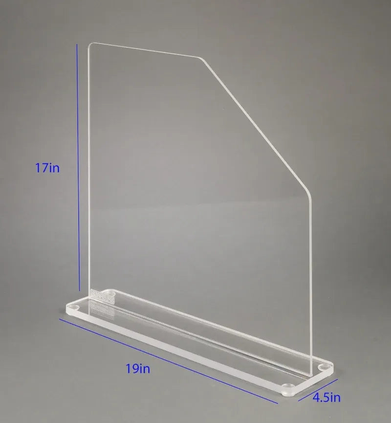Free-standing Acrylic Splash Shield