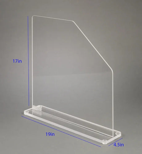 Free-standing Acrylic Splash Shield