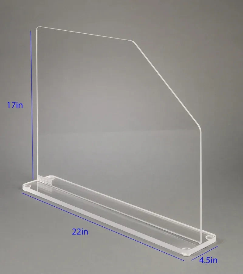 Free-standing Acrylic Splash Shield