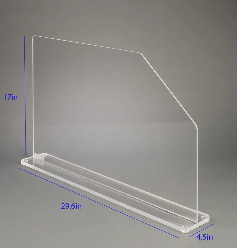 Free-standing Acrylic Splash Shield