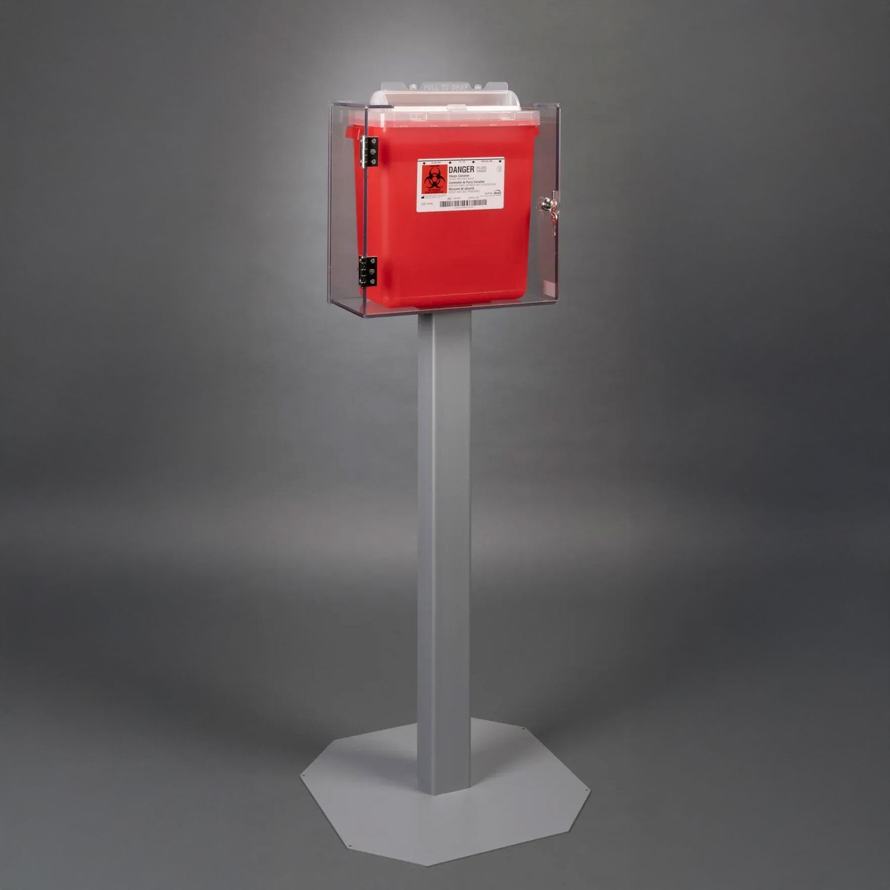 3 Gallon Sharps Container Cabinet-Cam Lock – Poltex