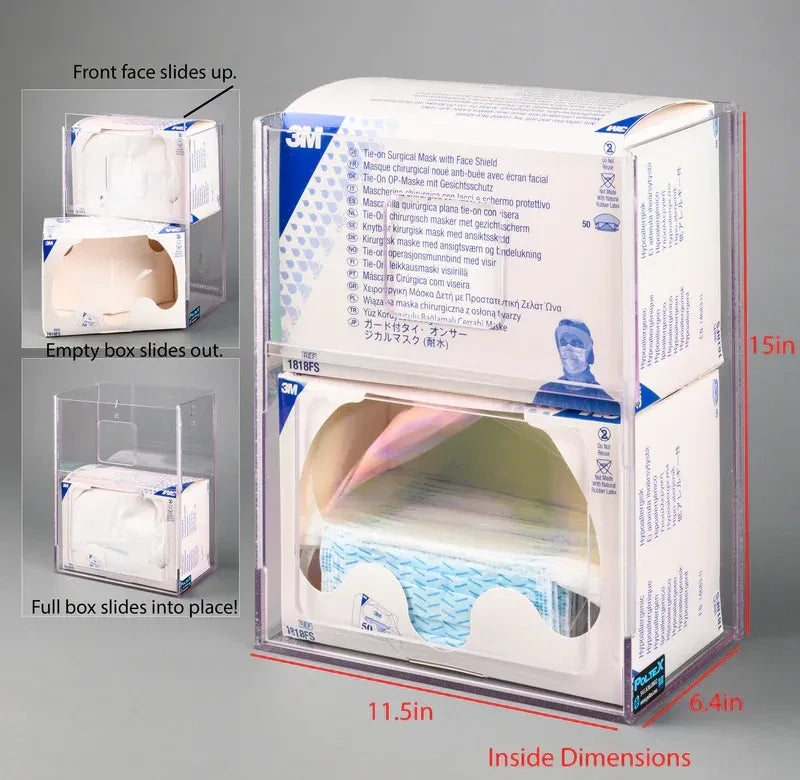 Face Mask w/Shield Holder 1818FS-2 Visual Management