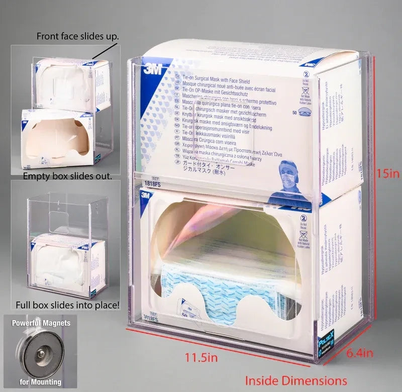 Face Mask w/Shield Holder 1818FS-2 Visual Management
