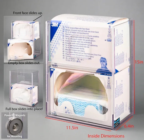 Face Mask w/Shield Holder 1818FS-2 Visual Management