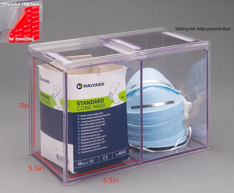 Double Bulk Cone Mask Dispenser