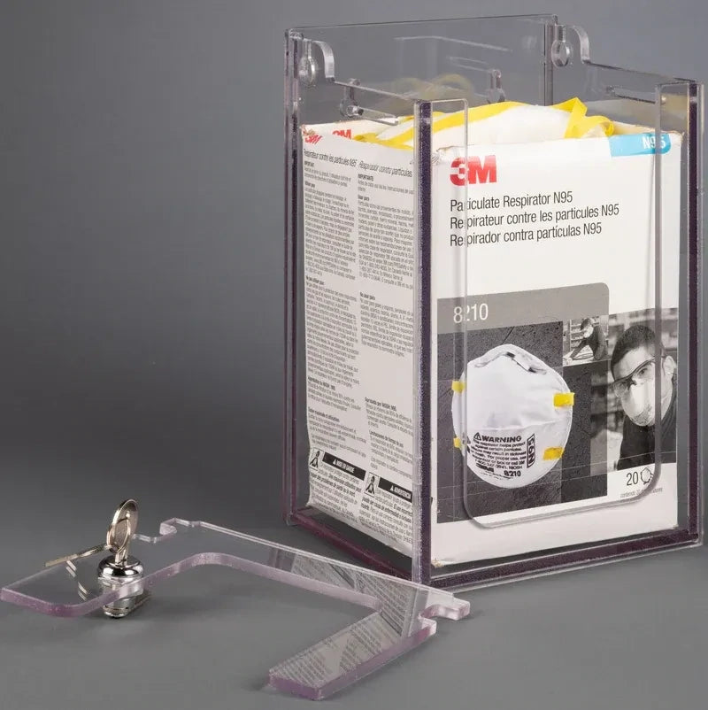 Locking N95 Mask Dispenser