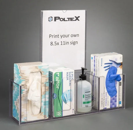Respiratory Hygiene Station w/ Sleeve Sign