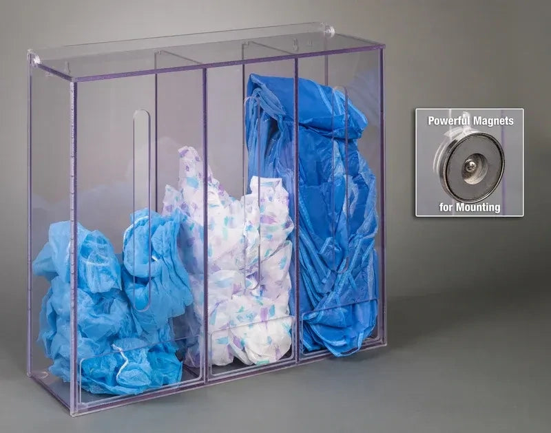 3 Pocket Multi-Dispenser w/Lid