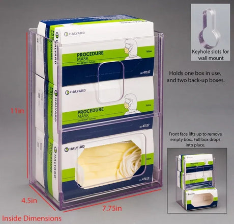 Visual Management Mask Box Holder-3 Box