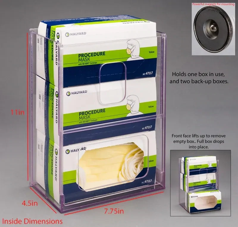 Visual Management Mask Box Holder-3 Box