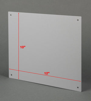 AMOS Plate-10X12in, Silver