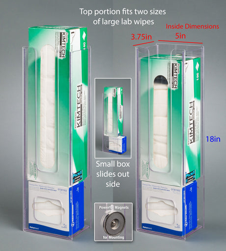 Combo Small and Large Lab Wipe Holder-PETG