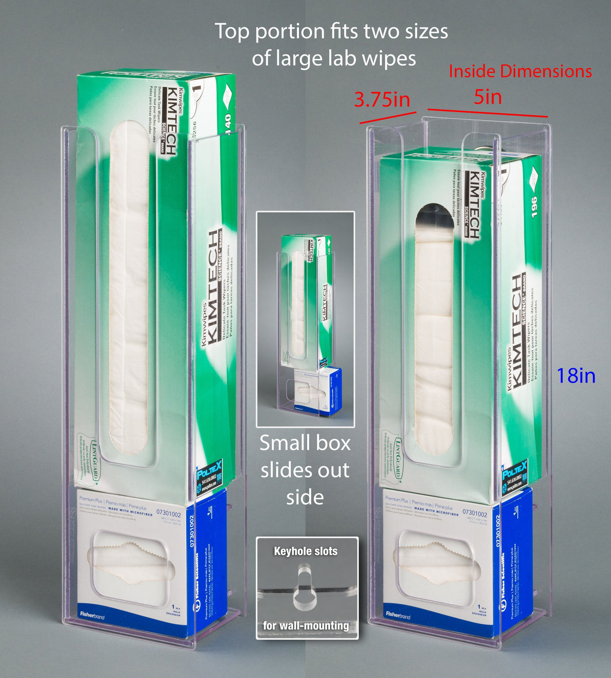 Combo Small and Large Lab Wipe Holder-PETG