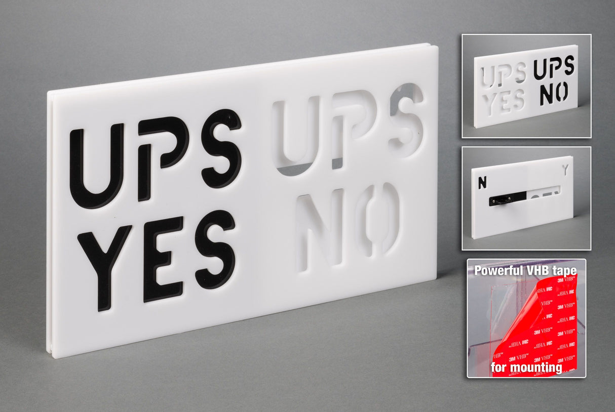 FedEx Yes/No Sign