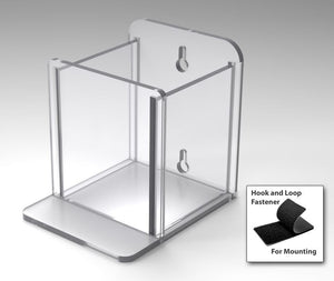 Large Hand Sanitizer Holder, FIXED Drip Tray
