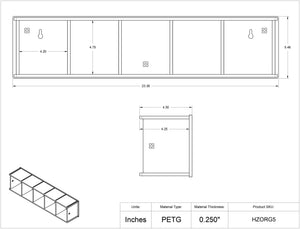 Horizontal Tip Organizers
