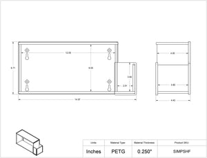 Simple Shelf/Pen Holder