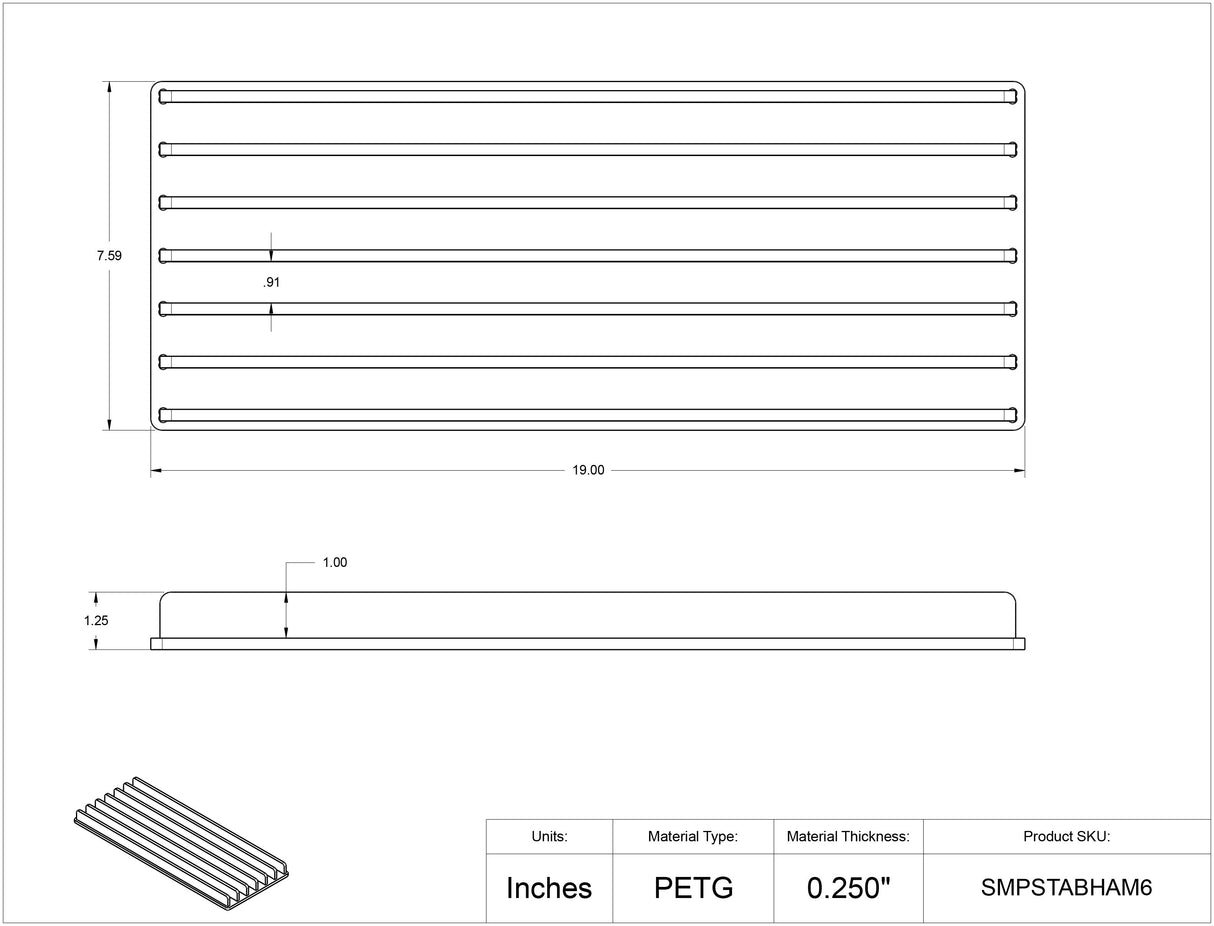 Sample Tube Strip Tray Stabilizer