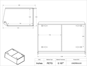 Undermount Double Bulk Bin