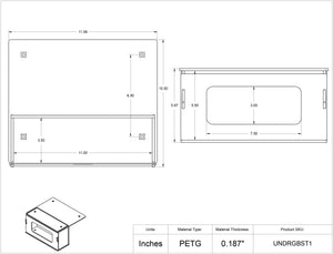 Undermount Glove Box Holder