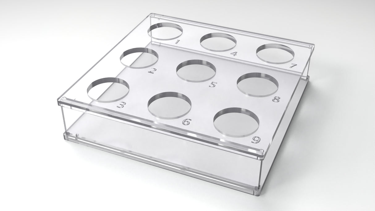 Specimen Container Holder 8.5x8.5, eng.